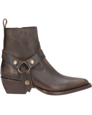 Golden Goose Tan Ankle Boots Leather - Brown