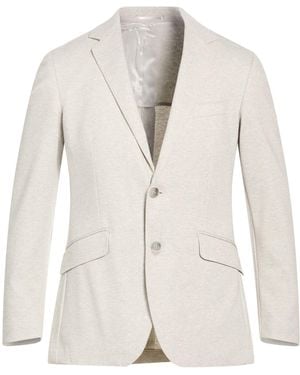 Hackett Light Blazer Polyester, Cotton, Elastane - White