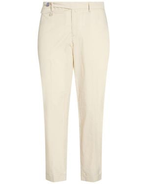 Barbati Cream Pants Cotton, Polyamide, Elastane - Natural