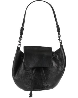 Y's Yohji Yamamoto Handbag Cowhide, Cow Leather - Black