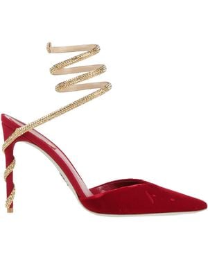 Rene Caovilla Court Shoes Textile Fibres - Red