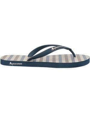 Aquascutum Thong Sandal Rubber - Blue