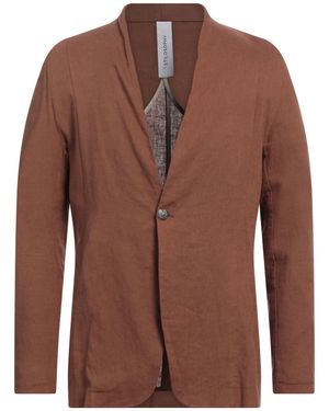 Stilosophy Blazer Linen, Viscose - Brown
