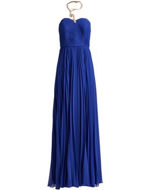 Tassos Mitropoulos Maxi Dress Polyester - Blue