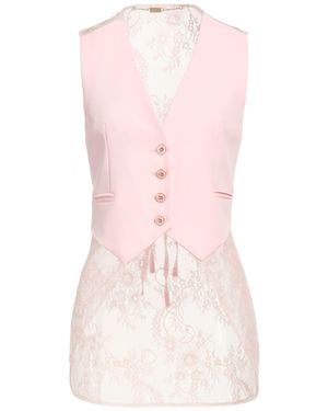 Blugirl Blumarine Tailored Vest Polyester, Elastane, Polyamide - Pink