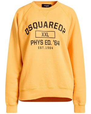 DSquared² Sweatshirt Cotton - Yellow