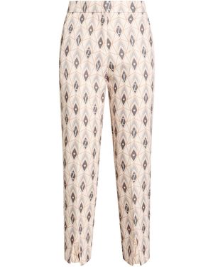 Yes-Zee Trousers Polyester, Elastane - Natural