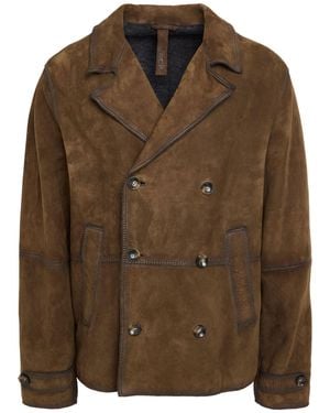 THE JACK AND JACKIE LEATHERS Coat Leather - Brown