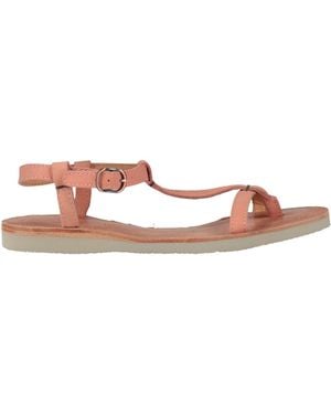 Satorisan Thong Sandal Leather - Brown