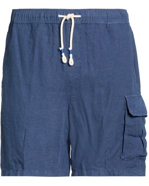 North Sails Shorts & Bermuda Shorts Linen - Blue
