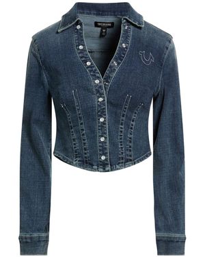 TRUE RELIGION Denim Shirts - Blue