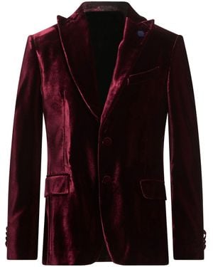 Lardini Blazer Cotton, Viscose - Red