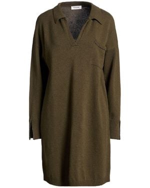 Kangra Mini Dress Wool, Viscose, Polyamide, Cashmere - Green