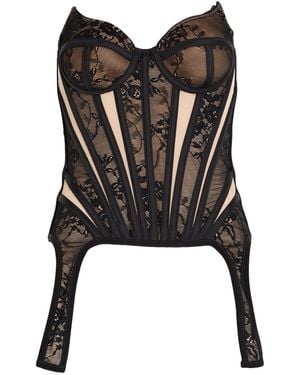 GIUSEPPE DI MORABITO Top Polyamide, Elastane - Black
