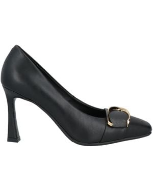 Luciano Barachini Court Shoes Leather - Black