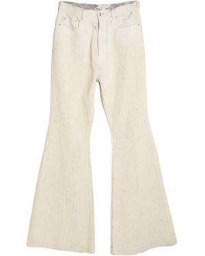 Rick Owens Jeans Cotton - Natural