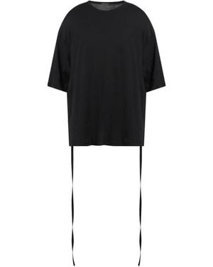 Ann Demeulemeester T-Shirt Cotton - Black