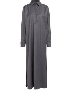Robert Friedman Maxi Dress Polyester, Viscose, Elastane - Grey
