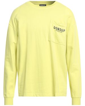 Dondup Logo-Patch Crewneck Sweatshirt - Yellow