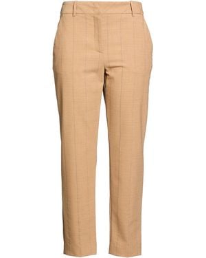 Eleventy Camel Pants Wool, Elastane - Natural
