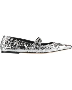 MSGM Ballet Flats Leather - White