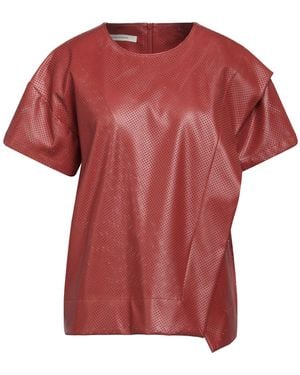 Cedric Charlier Top Polyester - Red