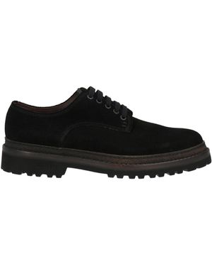 Lo.white Lace-Up Shoes Soft Leather - Black