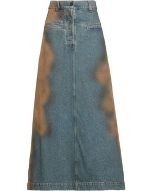 Uma Wang Denim Skirt - Blue