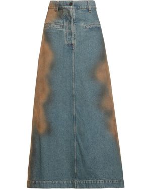 Uma Wang Denim Skirt - Blue