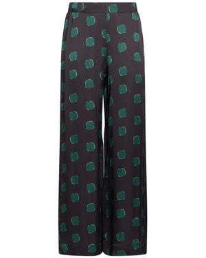 Ottod'Ame Dark Pants Viscose - Blue