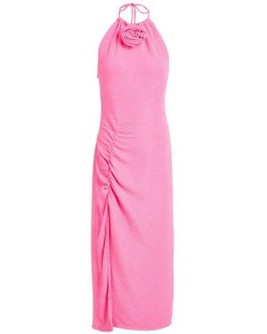 LANÇA PERFUME Midi Dress Polyester, Elastane - Pink
