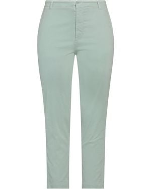 Dondup High-Rise Twill Tapered Pants - Green
