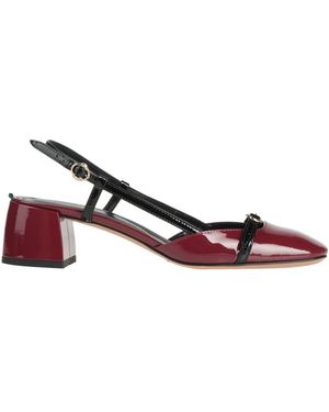 A.Bocca Burgundy Pumps Leather - Red