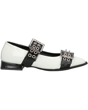 Divine Follie Ballet Flats Leather - White