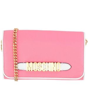 Moschino Crossbody Wallets - Pink