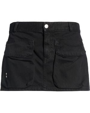 ICON DENIM Mini Skirt Cotton - Black