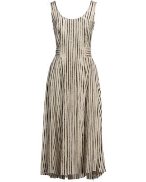 Masnada Midi Dress - Natural