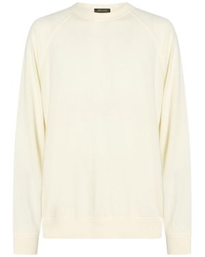 Gran Sasso Sweater Virgin Wool, Viscose, Cashmere - Natural