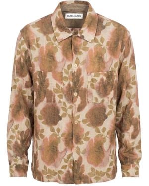 Our Legacy Shirt Linen - Brown