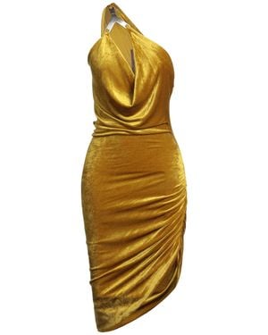 Rick Owens Vestido Midi - Metálico