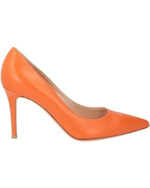 Gianvito Rossi Pumps Leather - Orange