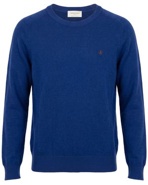 Brooksfield Sweater Virgin Wool - Blue