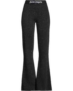Palm Angels Wide Pants - Black