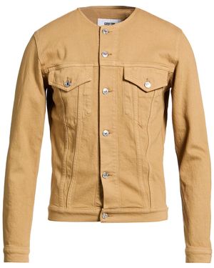Grifoni Camel Denim Outerwear Cotton, Elastane - Natural