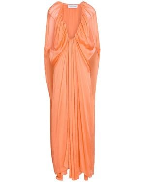 Raquel Diniz Maxi Dress Silk - Orange