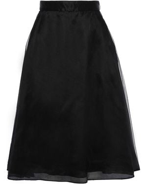 Thom Browne Midi Skirt Polyamide - Black