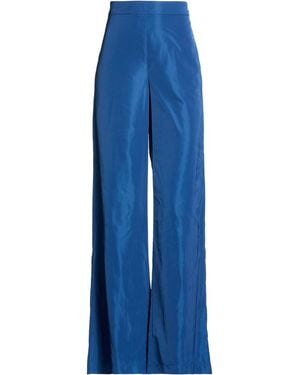 Patrizia Pepe Trousers Polyester - Blue