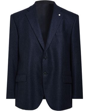 L.B.M. 1911 Midnight Blazer Virgin Wool - Blue