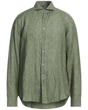 Canali Shirt Linen - Green