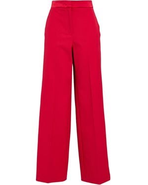 MAX&Co. Gigante Trousers Polyester, Viscose, Elastane - Red